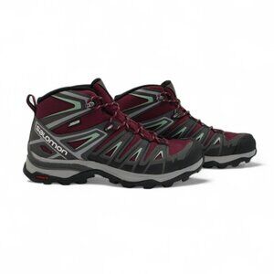 Salomon Women's Size 8.5 X Ultra Pioneer Mid Clima Waterproof Hiking Boots